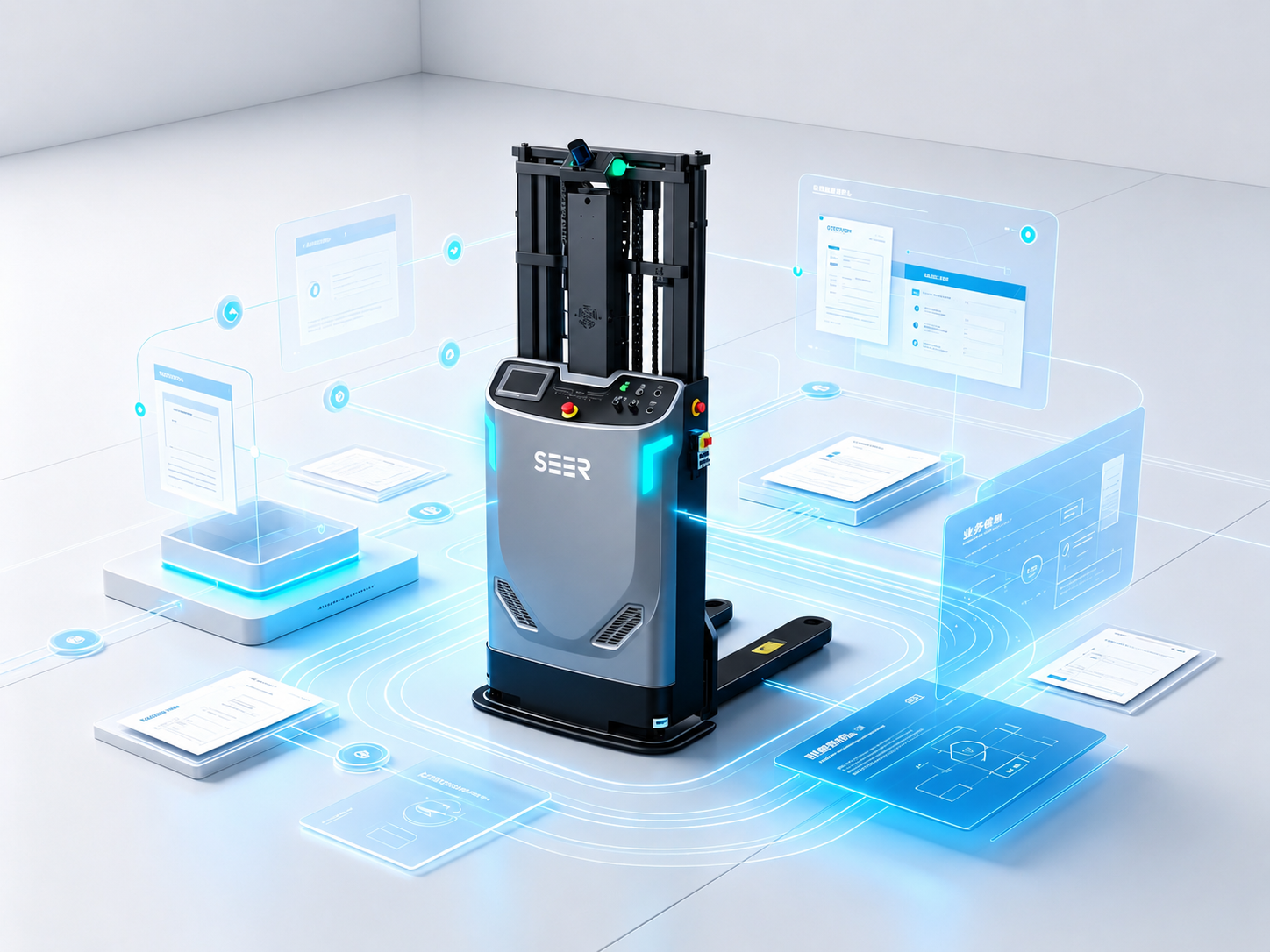 M4: Bridging Robot Dispatching and Business Processes From Scene Modeling and Transport Orders to Task Orchestration