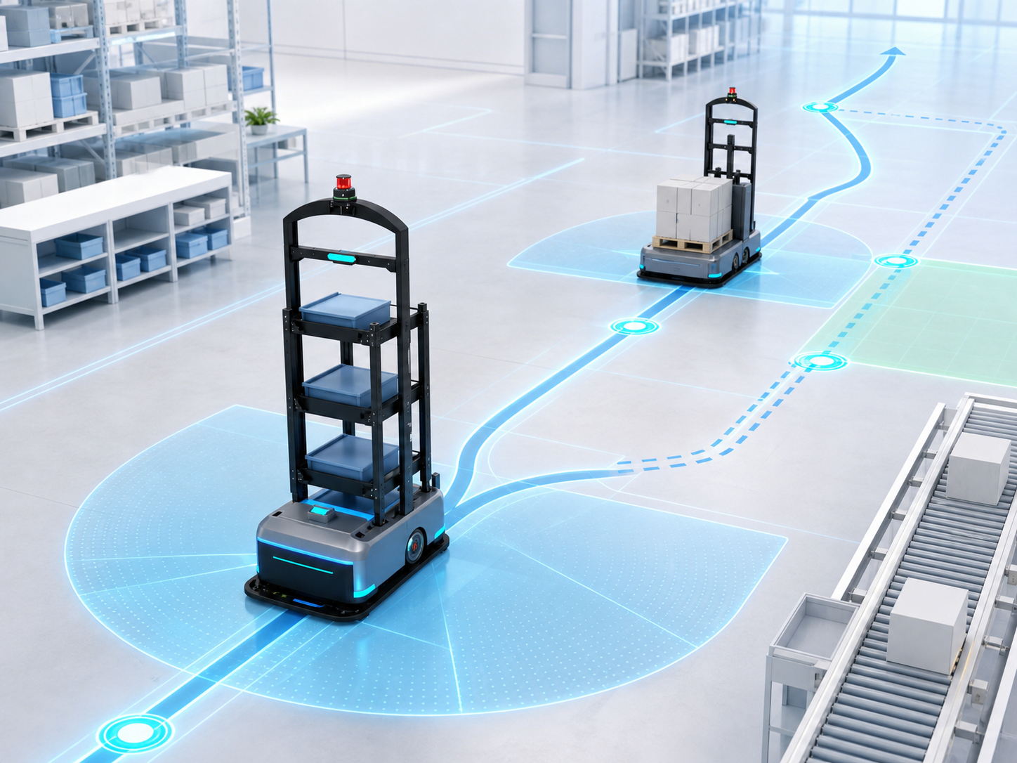 Mastering the M4 Scene Operational Interface: Understand Robots, Transport Orders, and On-Site Status at a Glance